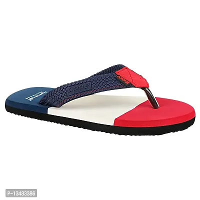 Appe Men's RedNavy 00489 Comfortable and Stylish Flip-flops, Slip-on, Outdoor Casual Slippers for Daily use