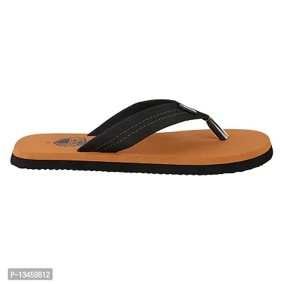 APPE Men's Tan Comfortable and stylish Flip-flops, Slip-on, Outdoot Casual Slippers for Daily Use-thumb2