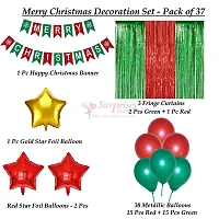 Suprises Planner Happy Merry Christmas Decoration Combo for Christmas Party/Celebration - Pack of 36-thumb1