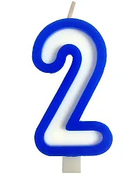 Amazing Blue Numbers Birthday Candles for Birthday/Anniversary/Cake Toppers/Cake Decoration - Pack of 10 (0 to 9)-thumb2