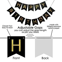 Surprises Planner Birthday Banner, Metallic Balloons, Star Foil Balloons, Foil Curtain Birthday Decoration Set for Boys/Girls/Celebration - Pack of 34-thumb3