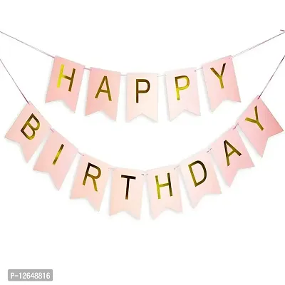 Pretty Pink Birthday Theme Decoration Set for Girls/Kids-thumb2