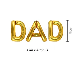 Surprises Planner Unique DAD Letters Decoration Golden Foil Balloon for Fathers Day/Celebration/Surprise/Men-thumb1