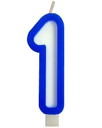 Amazing Blue Numbers Birthday Candles for Birthday/Anniversary/Cake Toppers/Cake Decoration - Pack of 10 (0 to 9)-thumb1