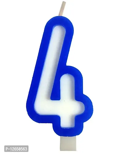 Amazing Blue Numbers Birthday Candles for Birthday/Anniversary/Cake Toppers/Cake Decoration - Pack of 10 (0 to 9)-thumb5