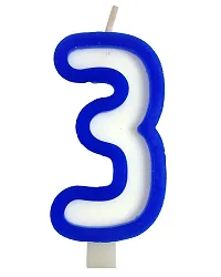 Amazing Blue Numbers Birthday Candles for Birthday/Anniversary/Cake Toppers/Cake Decoration - Pack of 10 (0 to 9)-thumb3