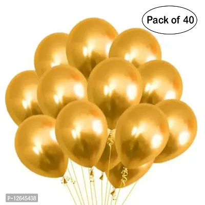 Surprises Planner Golden Yellow Metallic Balloons, Haldi Foil Letters Balloons, Star Heart Foil Balloons, Gold Fringe Curtains Haldi Decoration Set for Wedding/Girls - Pack of 50-thumb3