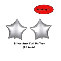 Surprises Planner Happy New Year Foil Balloons and Silver Star Foil Balloons New Year Decoration Items for New Year Celebration/Party - Pack of 14-thumb2