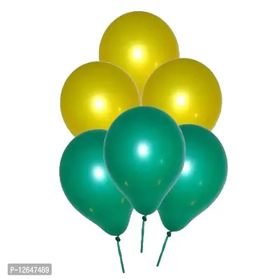 Surprises Planner Golden Green Metallic Balloons, Haldi Foil Letters Balloons, Star Foil Balloons, Golden Green Fringe Curtains Haldi Decoration Set for Wedding/Girls - Pack of 49-thumb4