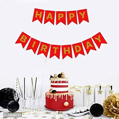 Surprises Planner Birthday Banner, Metallic Balloons, Gold Star Foil Balloons, Foil Curtain, Glue Dot, Arch Strip Birthday Decoration Set for Boys/Girls/Celebration - Pack of 36-thumb4