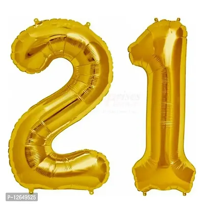 Surprises Planner 16 inch No. 21 Foil Balloon for 21th Birthday/Anniversary/Party/Decoration - Pack of 1-thumb0