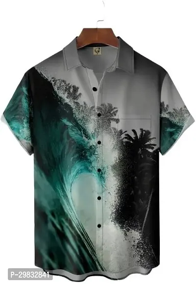 Reliable Multicoloured Polycotton Printed Casual Shirt For Men