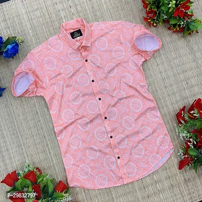 Reliable Multicoloured Polycotton Printed Casual Shirt For Men-thumb0