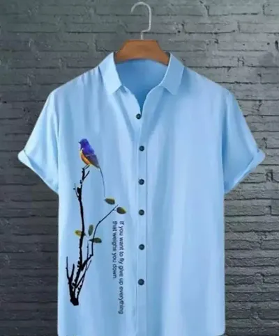 Comfortable Lyocell Short Sleeves Casual Shirt 