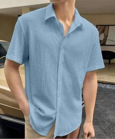 Classic Solid Casual Shirts for Men