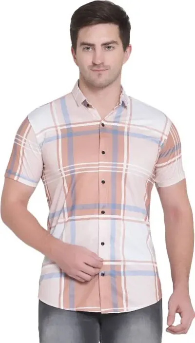 Comfortable lycra cotton casual shirts Casual Shirt 