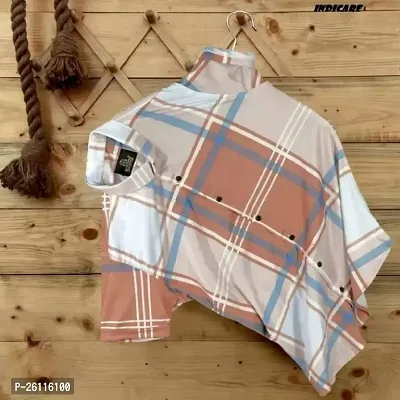 Classic Cotton Blend Casual Shirt For Men-thumb0