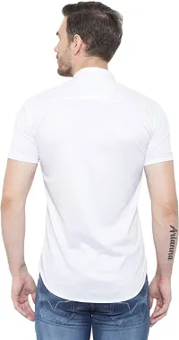 Classic Cotton Blend Casual Shirt For Men-thumb1