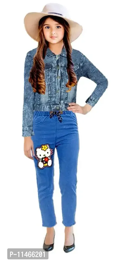 Kids Jeans  For Girls  Hello Katty-thumb0