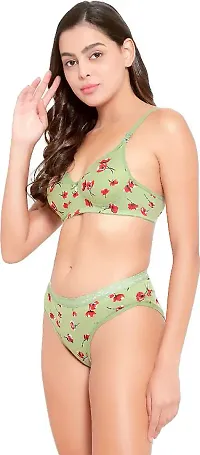 Cotton Print Bra Pantie (LILY)-thumb1