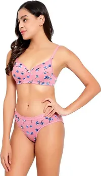 Cotton Print Bra Pantie (LILY)-thumb3