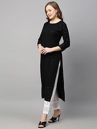 Trendy Rayon Stitched Kurta For Women-thumb4
