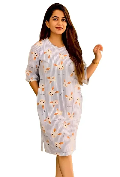 Best Selling Cotton Nightdress Women's Nightwear 