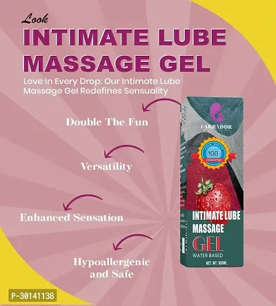 Labrador India Lubricant Gel (Water-Based) Natural Lube Strawberry-thumb3