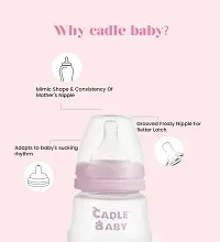 Cadle Baby Bottle - 150 ML (PINK)-thumb4