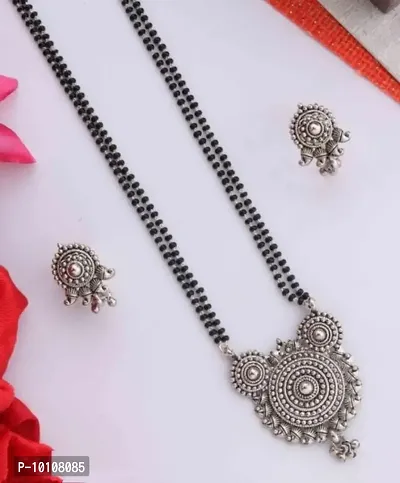 Beautiful Alloy Mangalsutra with Earrings for Women-thumb0