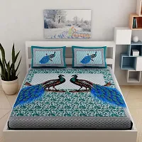 Double Bedsheet With Two Pillow Cover King Size Animal Print-thumb3