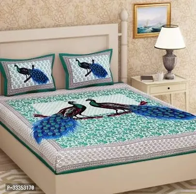 Double Bedsheet With Two Pillow Cover King Size Animal Print