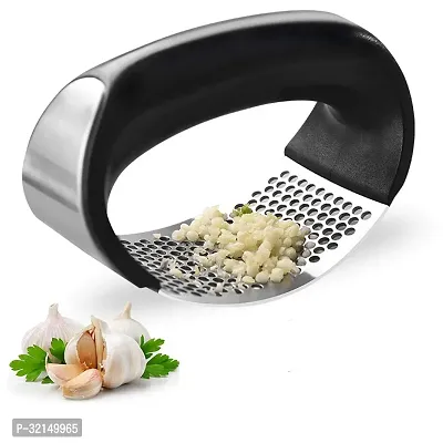 Garlic Press Crusher Stainless Steel Garlic Presser Chopper For Kitchen-thumb0