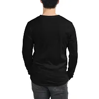 Khalid Bin Waleed Round Neck Full Sleeve Islamic T-Shirt Black-thumb2