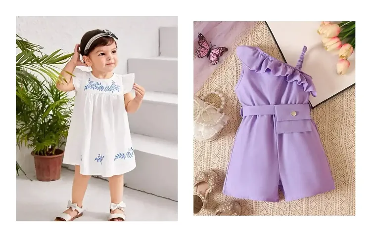 Fabulous Blend Frock For Girls Pack Of 2