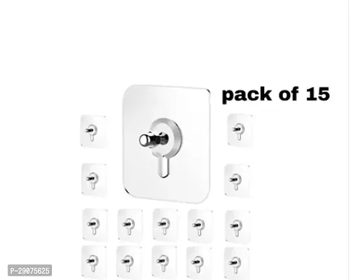 Heavy Duty Self Adhesive Wall Hook Pack Of 15