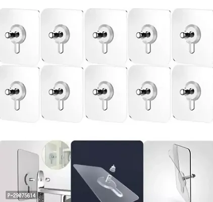 Heavy Duty Self Adhesive Wall Hook Pack Of 10-thumb0