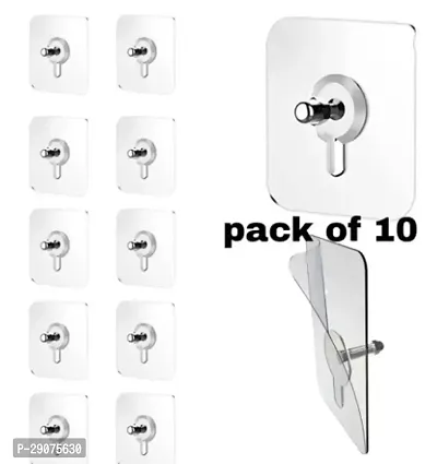 Heavy Duty Self Adhesive Wall Hook Pack Of 10