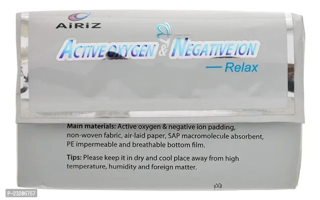 AIRIZ ORIGINAL Active Oxygen and Negative Ion Sanitary Napkin for Night - Relax BY AARNA SOLUTIONS (24 PIECES)-thumb5