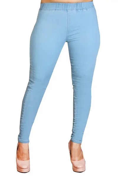 Buy Stylish Red Cotton Blend Solid Jeggings For Women Online In India At  Discounted Prices