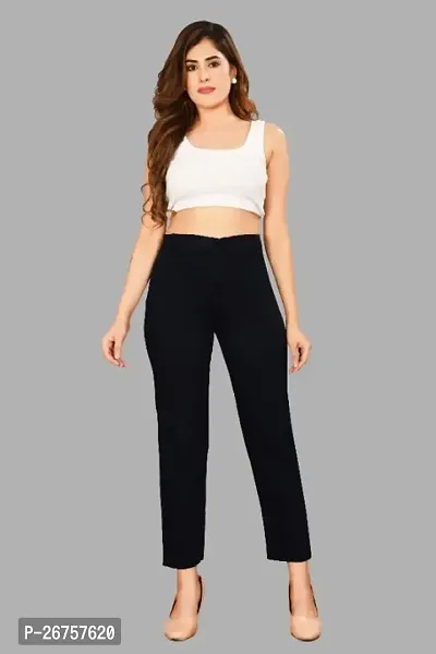 Trendy Skinny Mid Rise Denim Jeans For Women