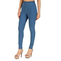 Trendy Skinny Mid Rise Denim Jeans For Women-thumb3