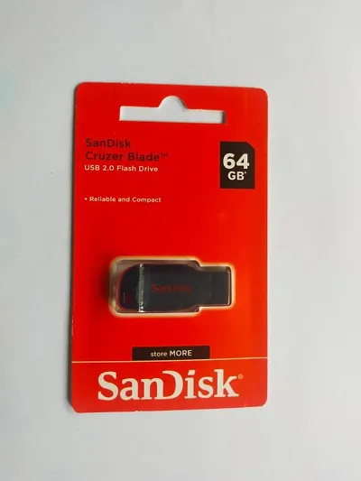 SANDISK 64GB  CRUZER BLADE *** USB 2.0 FLASH DRIVE