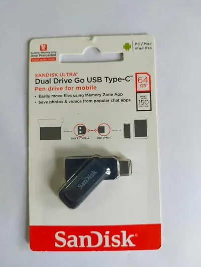 SANDISK 64GB  ULTRA DUAL DRIVE GO USB TYPE-C OTG