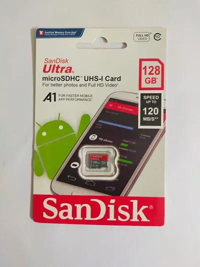 SANDISK 128GB ULTRA MICROSDHC USH-I CARD