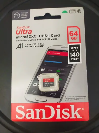 ULTRA 64GB MICRO SDXC ***UHS -I CARD A 1 SPEED 140 MB/s**