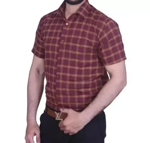 Top Quality Checked Shirt For Men At Best Price