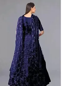 Fancy Net Gown For Women-thumb1