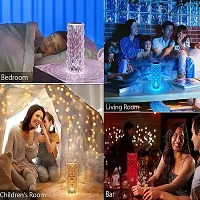 Crystal Lamp,16 Color Changing Rose Crystal Diamond Table Lamp,USB Rechargeable Touch Bedside Lamp Night Light with Remote Control, for Bedroom Living Room Party Dinner Decor-thumb2