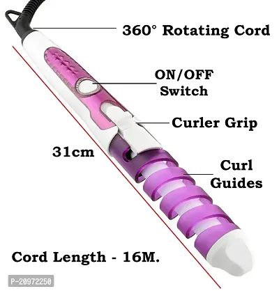 Women 45W Professional Anti-scald Curl Curling Styling Travel Hair Curler-thumb4